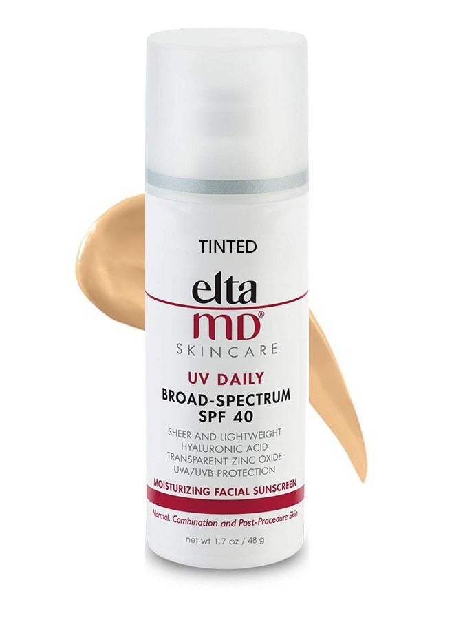 EltaMD UV Clear Facial Sunscreen SPF 40 - Tinted For Unisex 1.7 oz Sunscreen