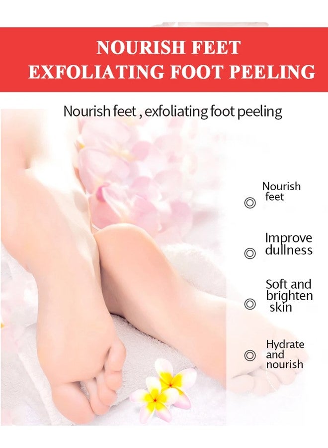 7 Pieces Foot Peeling and Exfoliating Mask, Dead Skin Removing Sock - Rose, Avocado, Orange, Peach, Lavender, Olive, Aloe Vera
