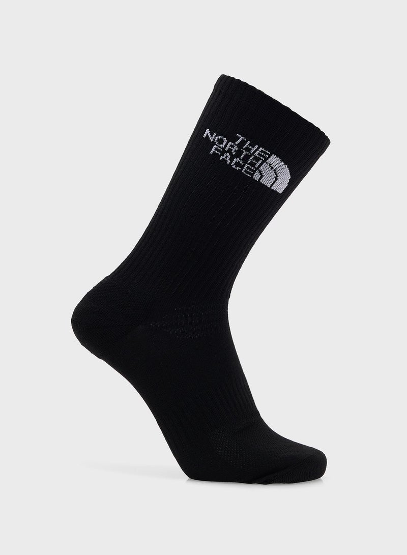 3 Pack Cush Crew Socks