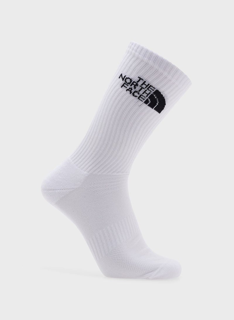 3 Pack Cush Crew Socks