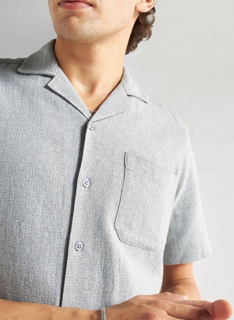 Textured Regular Fit Shirt