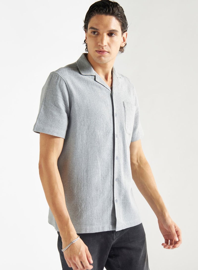 Textured Regular Fit Shirt