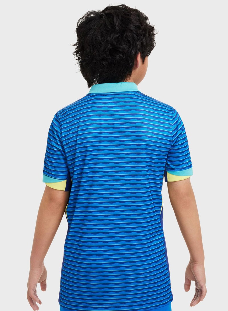 Kids Brazil Away Jersey