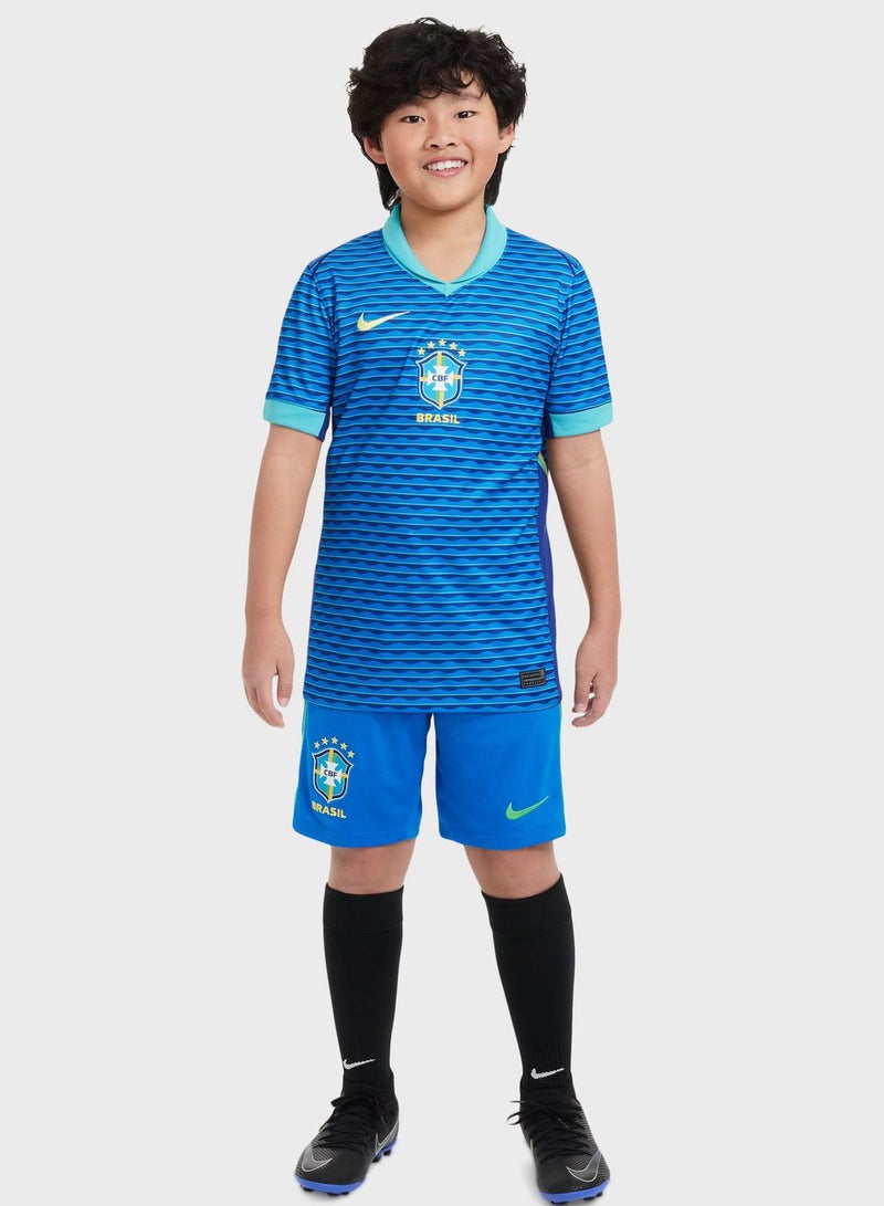 Kids Brazil Away Jersey