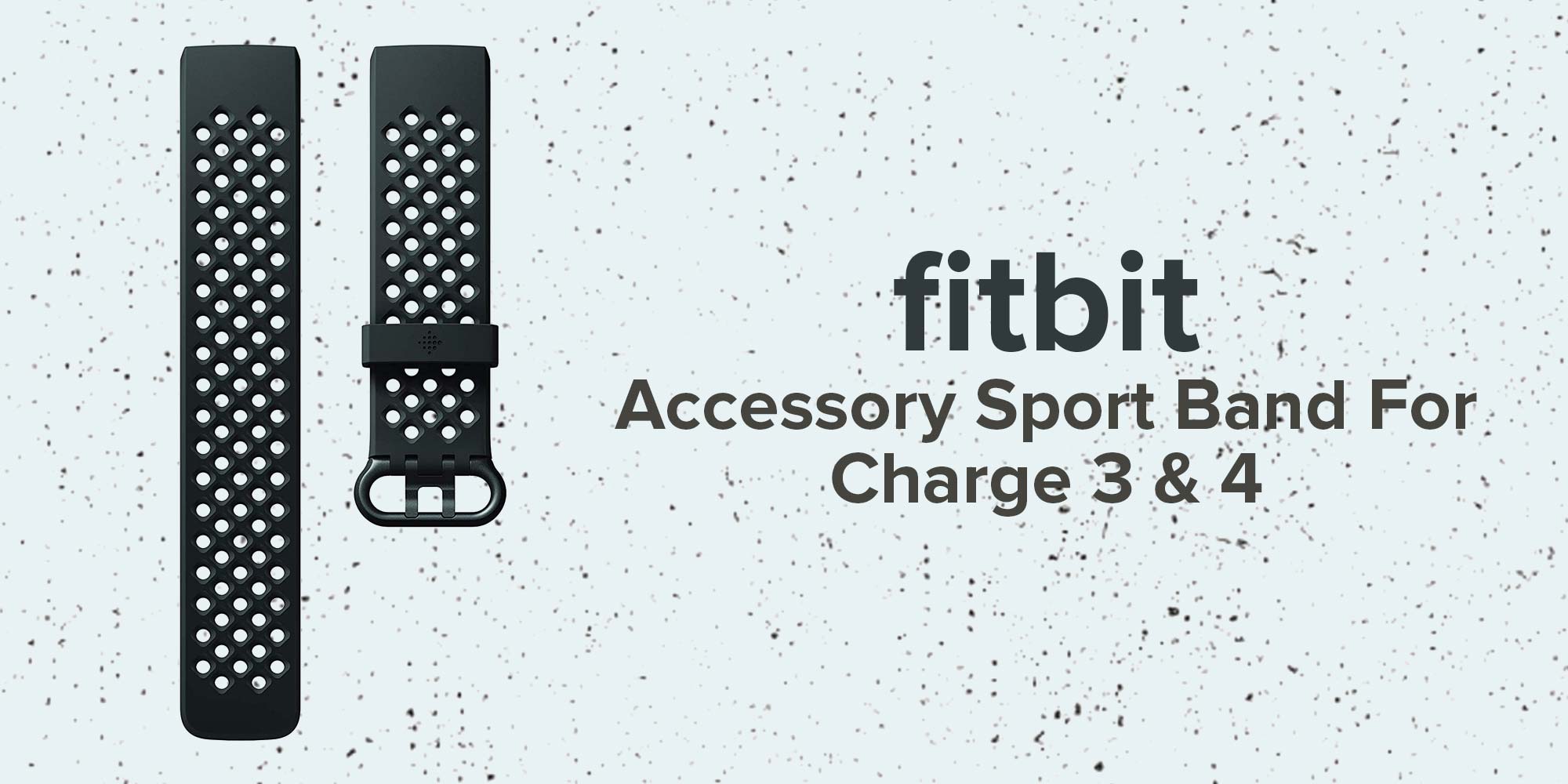 Sport Band For Fitbit Charge 3/4 Black