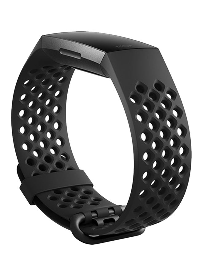 Sport Band For Fitbit Charge 3/4 Black