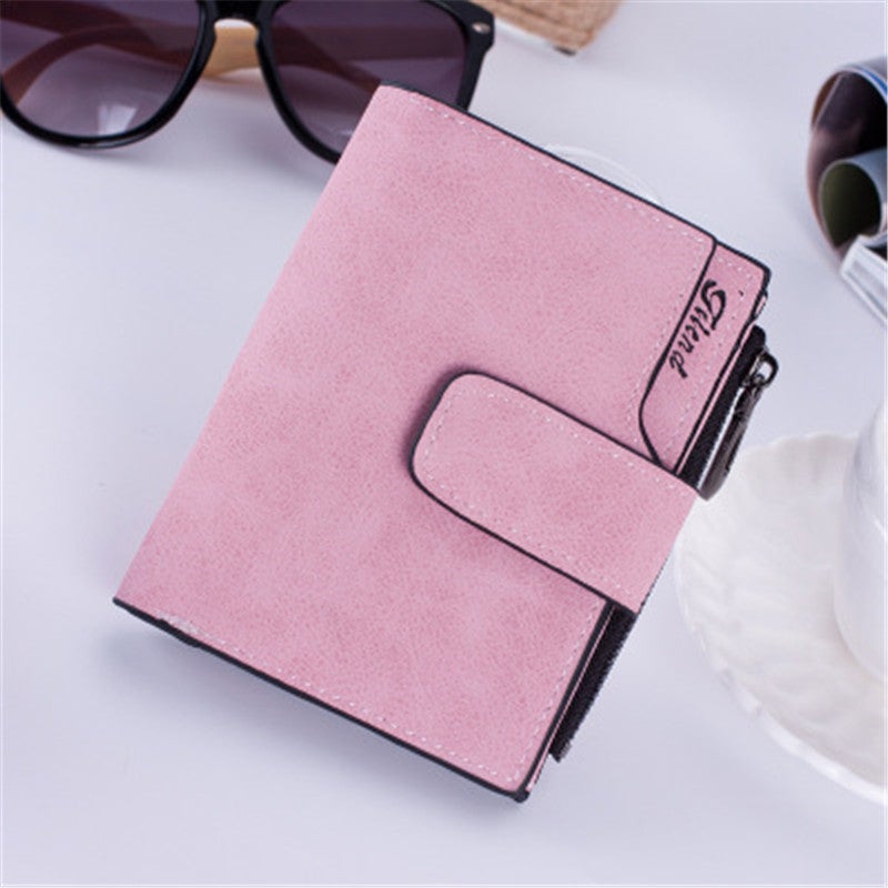 Women's Portable Money Purse Pink