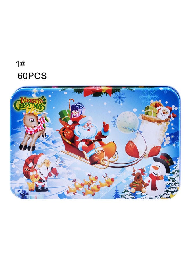 60-Piece Santa Claus Jigsaw Puzzle  Set