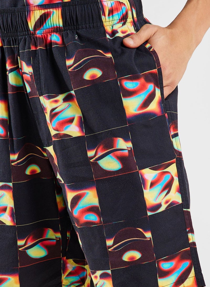 Saike Check Shorts