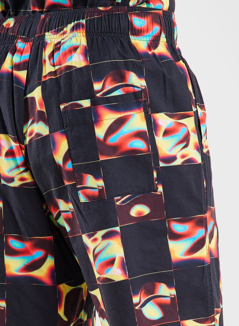 Saike Check Shorts
