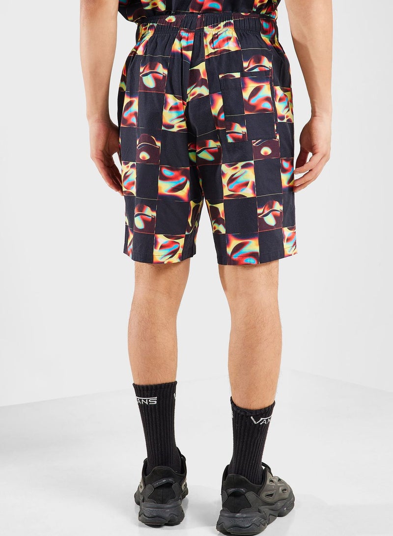 Saike Check Shorts