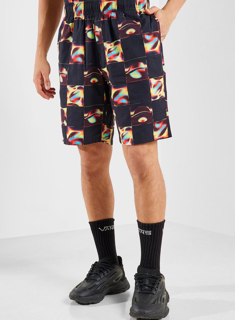 Saike Check Shorts