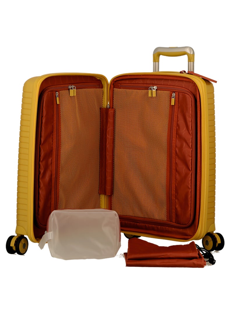 Evae Polypropylene Expandable Suitcase Luggage Trolley, Large 76 cm, Hardside
