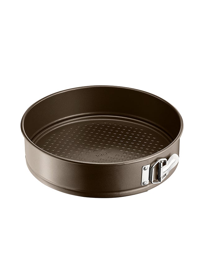 Easy Grip Springform Baking Pan,Carbon Steel Brown 23cm