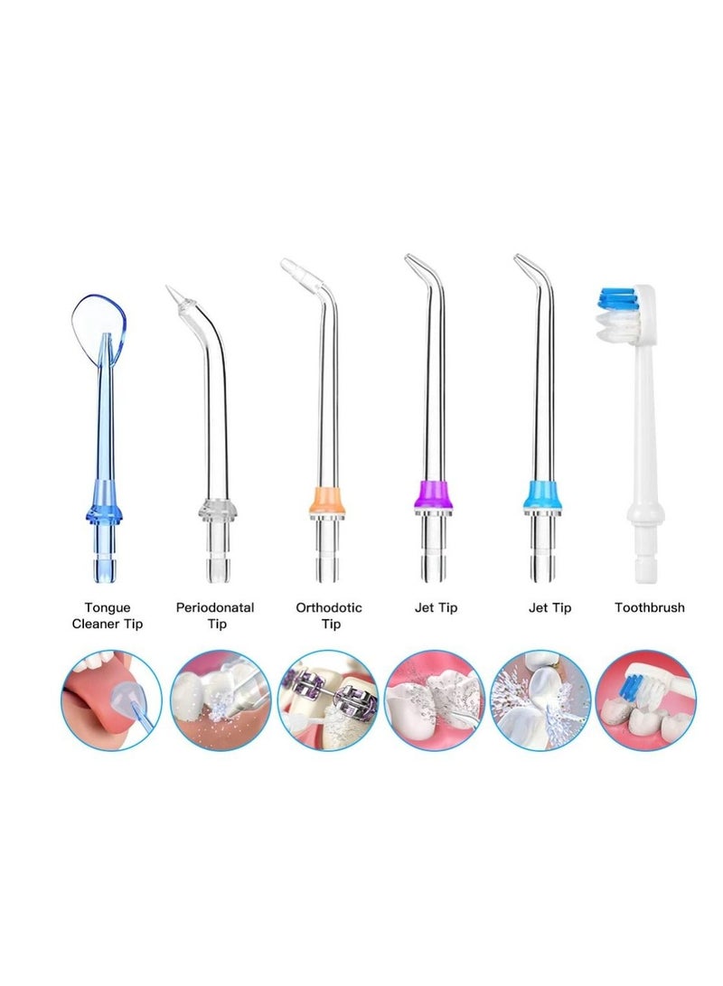 Portable Cordless Dental Water Flosser IPX7 Waterproof White