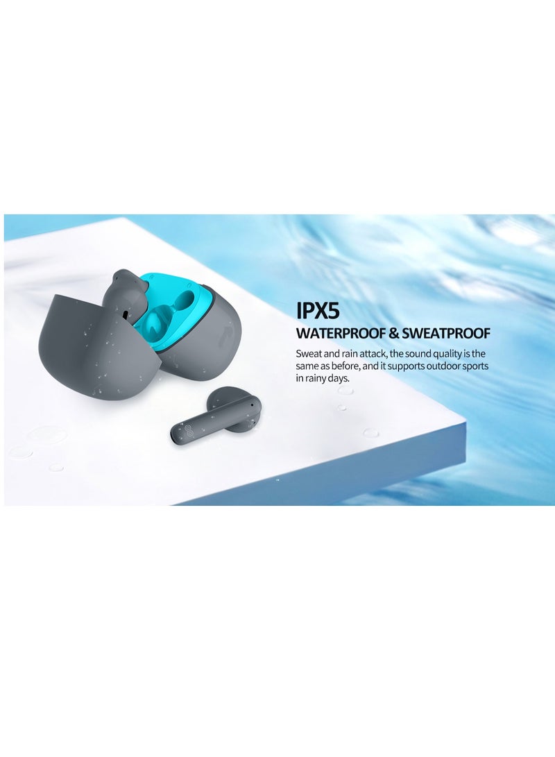 Sound your style with Engage PODS E96 Bluetooth Grey Blue