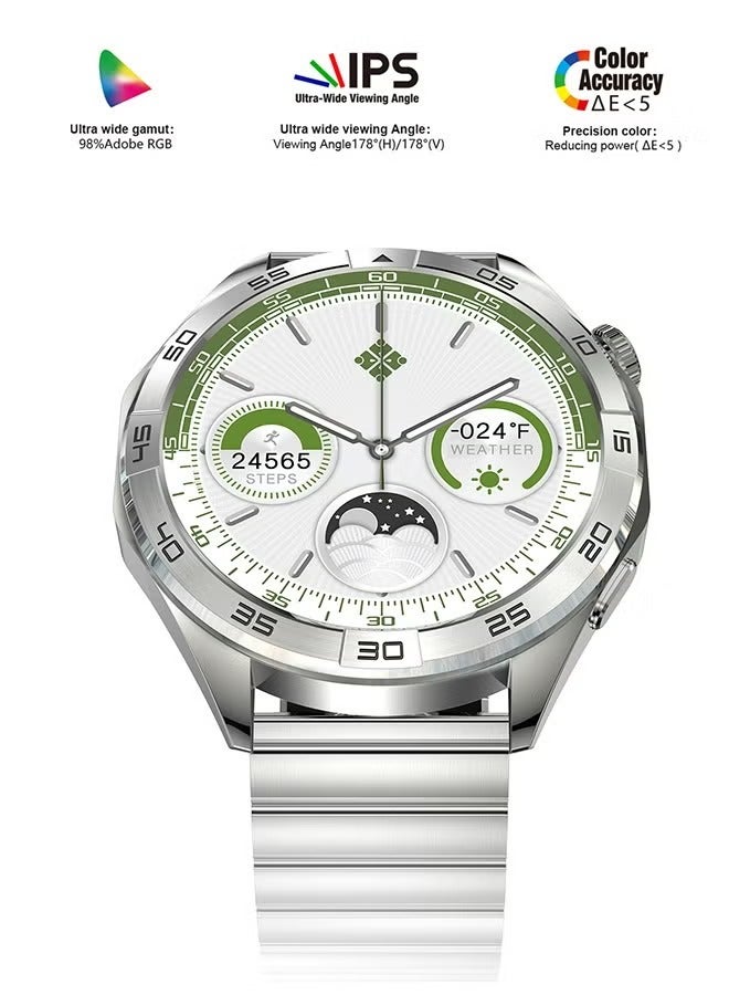 Men's Smartwatch, Bluetooth Call, Heart Rate Monitoring For Exercise And Sleep, Waterproof, Universal For Android And IOS Systems, RT EX105 Green