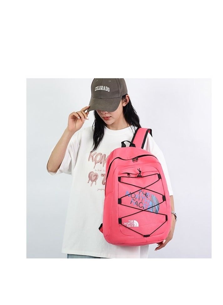 【School season】Classic Colorful School Bag  Computer Compartment Must-Have Back-to-School Travel Bag Laptop Bag for Students