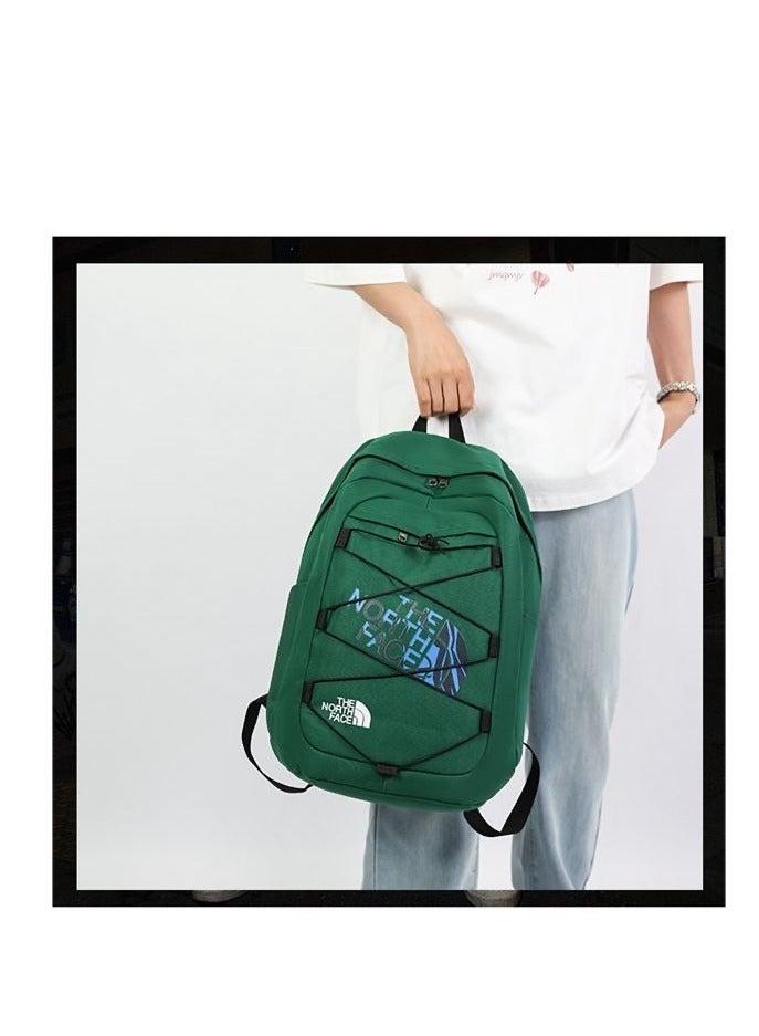 【School season】Classic Colorful School Bag  Computer Compartment Must-Have Back-to-School Travel Bag Laptop Bag for Students