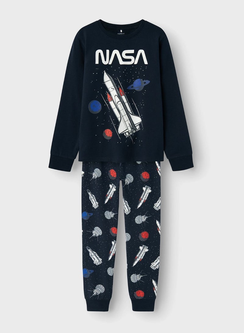 Kids Graphic T-Shirt & Pants Sets