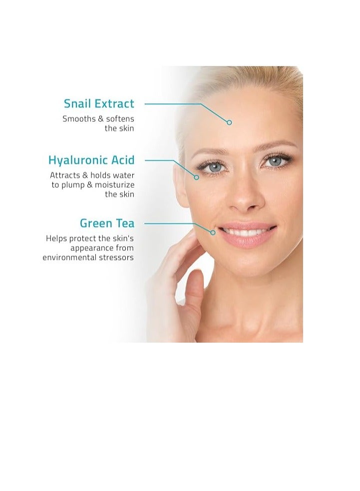 Yeouth Day / Night Cream with Hyaluronic Acid,Snail Extract, Tripeptides, 2oz