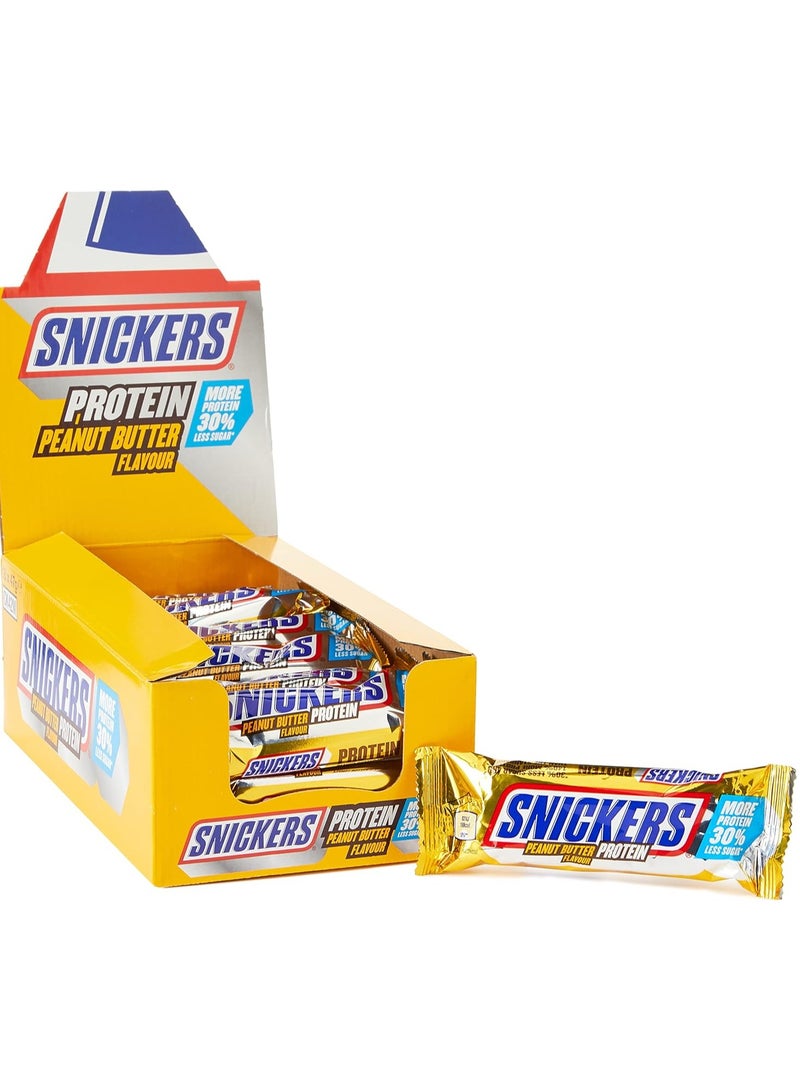 Snickers Protein Bar Peanut Butter Flavor 47g Pack of 18