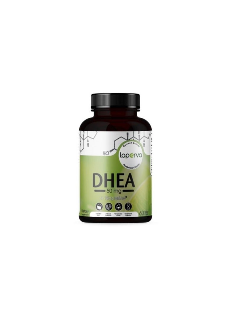 Laperva DHEA+ Bioperine, 60 Veggie Capsules, 50 mg