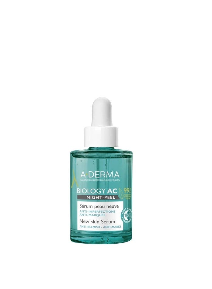A DERMA BIOLOGY AC NIGHT-PEEL SERUM ANTI-BLEMISH 30ML