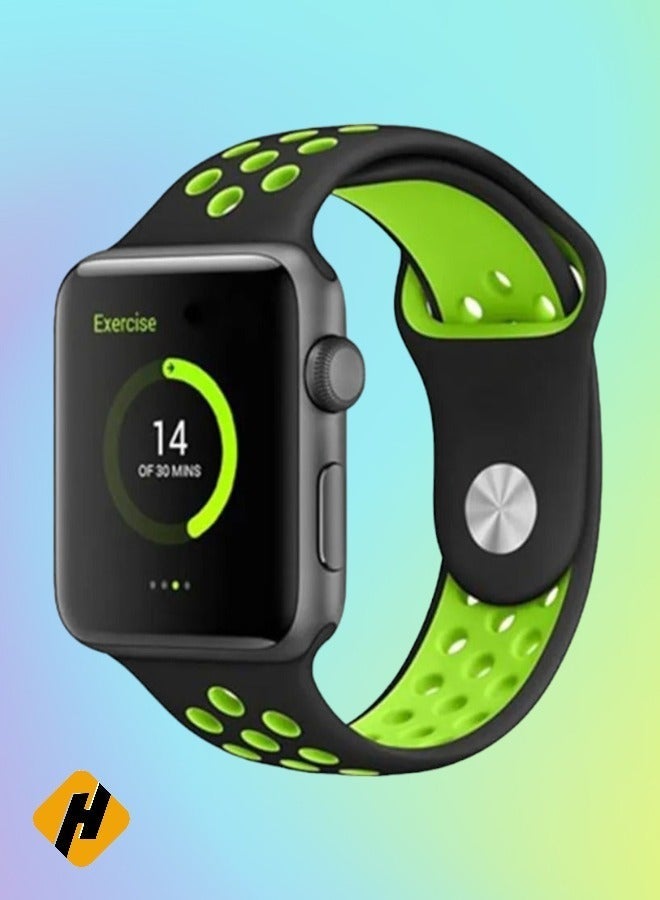 Watch Band For Apple Watch Ultra 2 49mm | Apple Watch Ultra 49mm / Watch Series 9 | 8 | 7 | 45mm / SE 3 | SE 2 | 6 | SE | 5 | 4 | 44mm / 3 | 2 | 1 | 42mm - Band Strap Compatible With Apple Watch