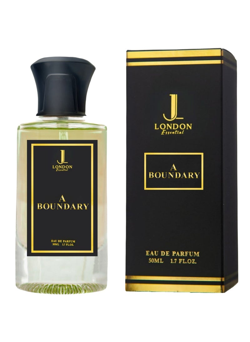 JAN LONDON ESSENTIAL - A BOUNDARY EDP Perfume For Men And Women Long Lasting Unisex Fragrance Inspired Perfumes for Ladies & Gents 50ml