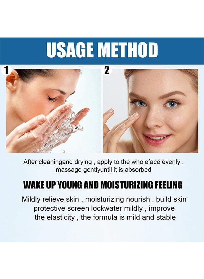 Moisturzing Replenishment Sleeping Frozen Mask,Hydrating and Moisturizing Sleeping Jelly Mask Shrinks Pores Rejuvenates Brightens Skin Refreshes and Moisturizes 100g