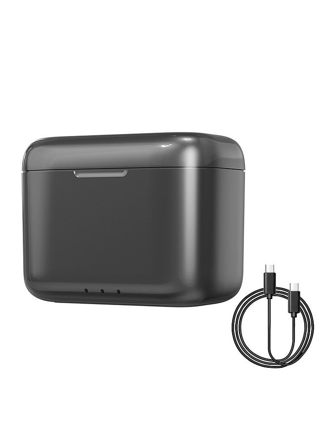 AD13 2-slot Battery Charger Portable PD3.0/ PD2.0 Fast Charging Box Battery Charging Case with TF Card Storage Slots Replacement for Insta360 X4 Batteries