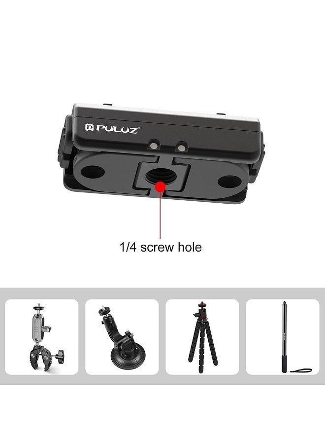 Magnetic Quick Release Mount for Sports Camera Magnetic Adapter Mount Aluminum Alloy Replacement for Insta360 Ace/ Ace Pro