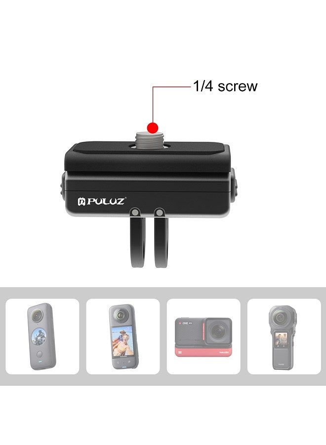 Magnetic Quick Release Mount for Sports Camera Magnetic Adapter Mount Aluminum Alloy Replacement for Insta360 Ace/ Ace Pro