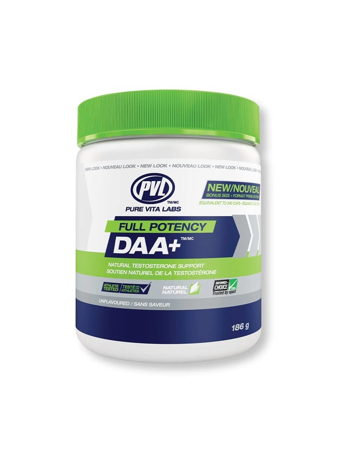 Natural Series Full Potency DAA+ 186g - Unflavoured