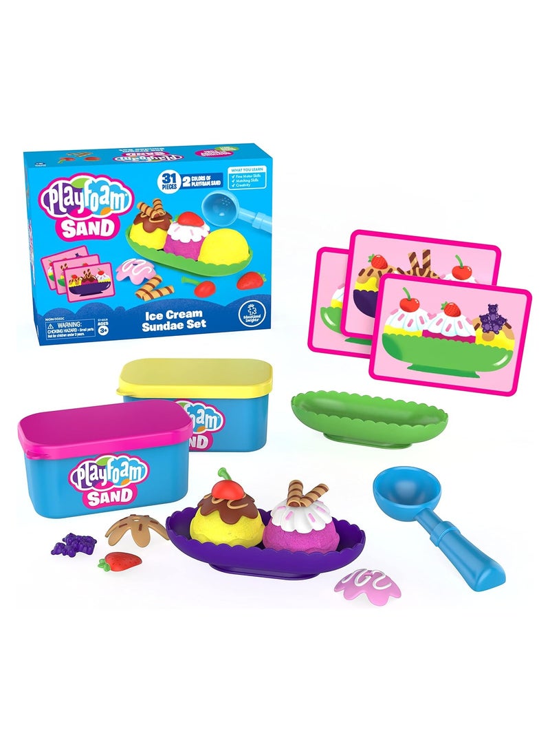 Learning Resources Playfoam Sand Ice Cream Sundae Set