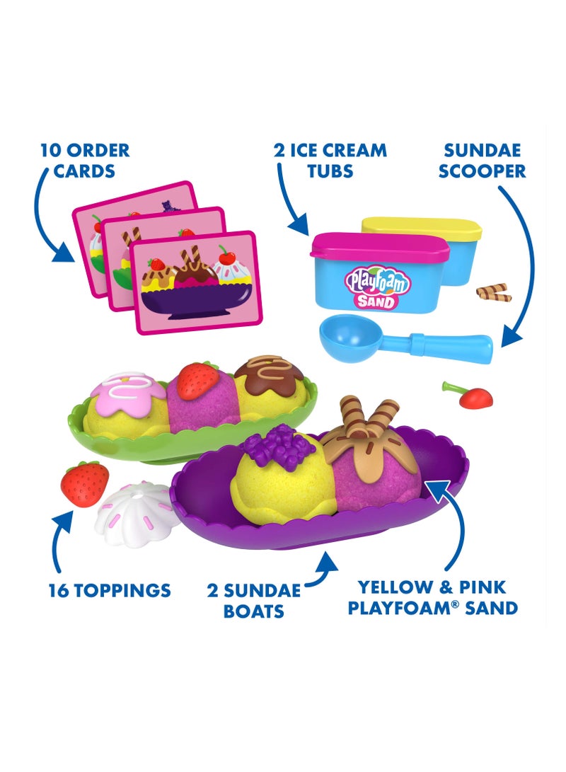 Learning Resources Playfoam Sand Ice Cream Sundae Set