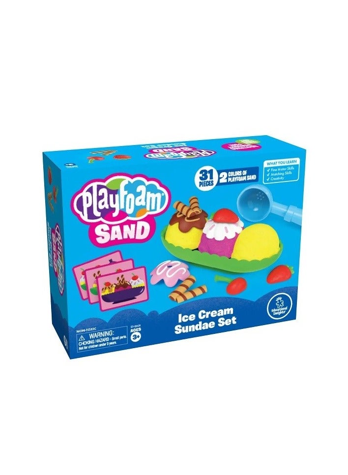 Learning Resources Playfoam Sand Ice Cream Sundae Set