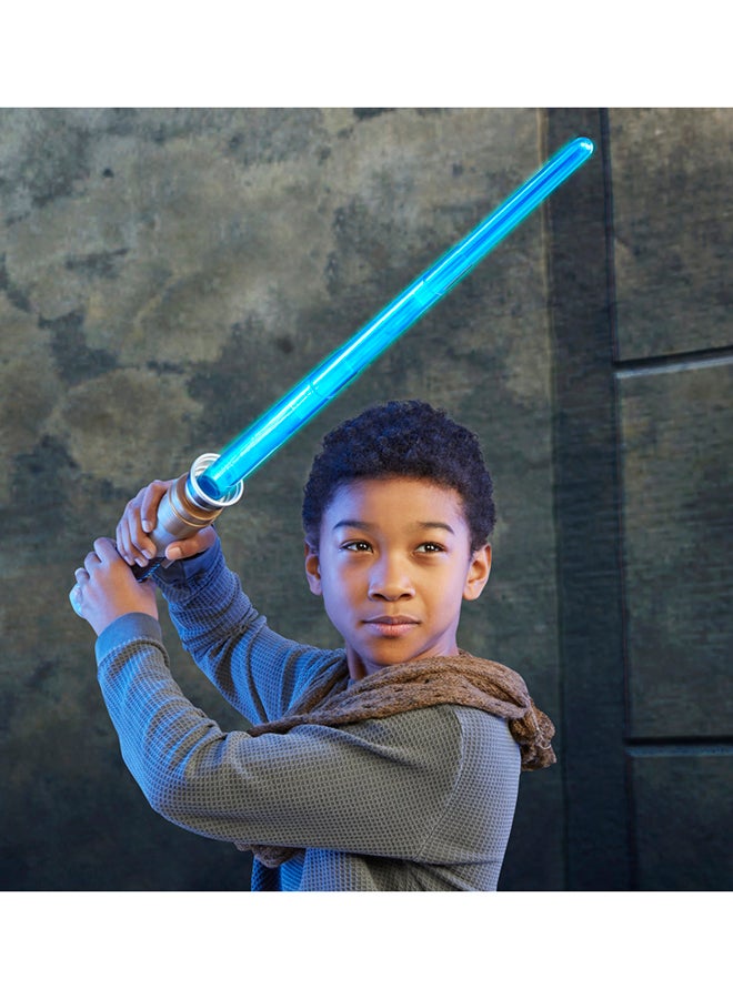 Lightsaber Forge Obi-Wan Kenobi Electronic Blue Lightsaber, Customizable Roleplay Toy,  Toy for Kids Ages 4 and Up