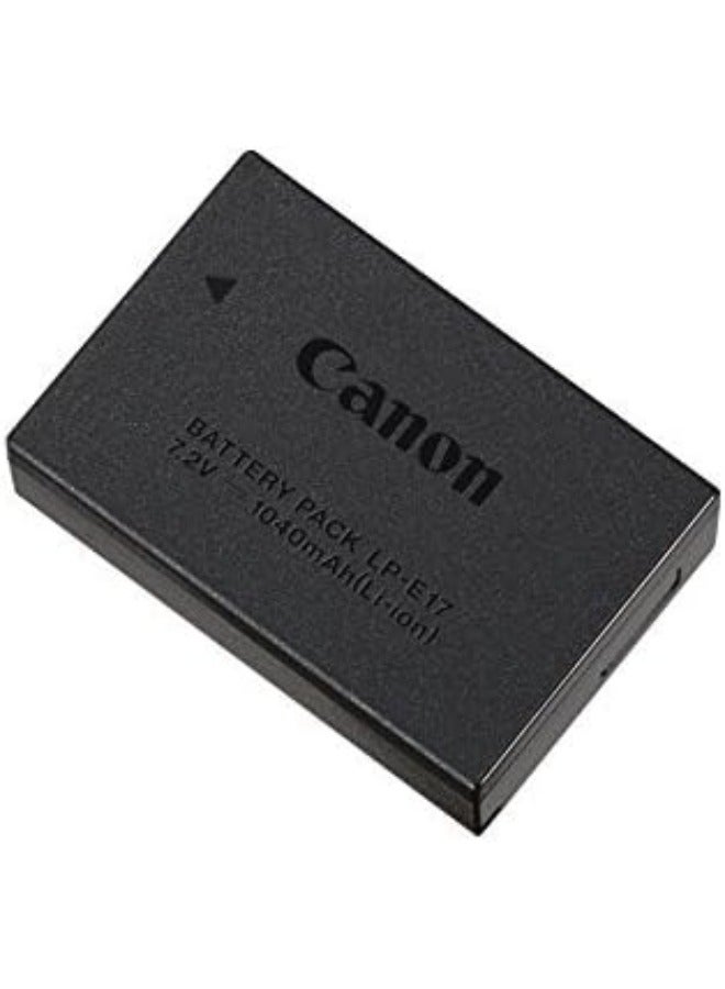 1040 mAh Canon LP-E17 Battery Pack for Camera - Black
