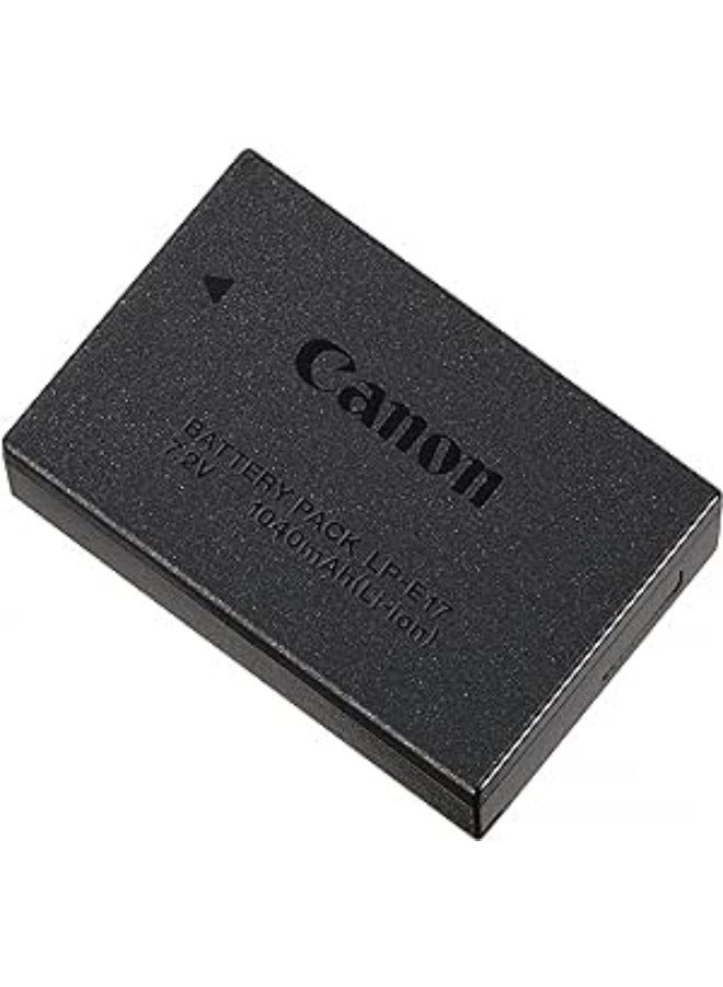 1040 mAh Canon LP-E17 Battery Pack for Camera - Black