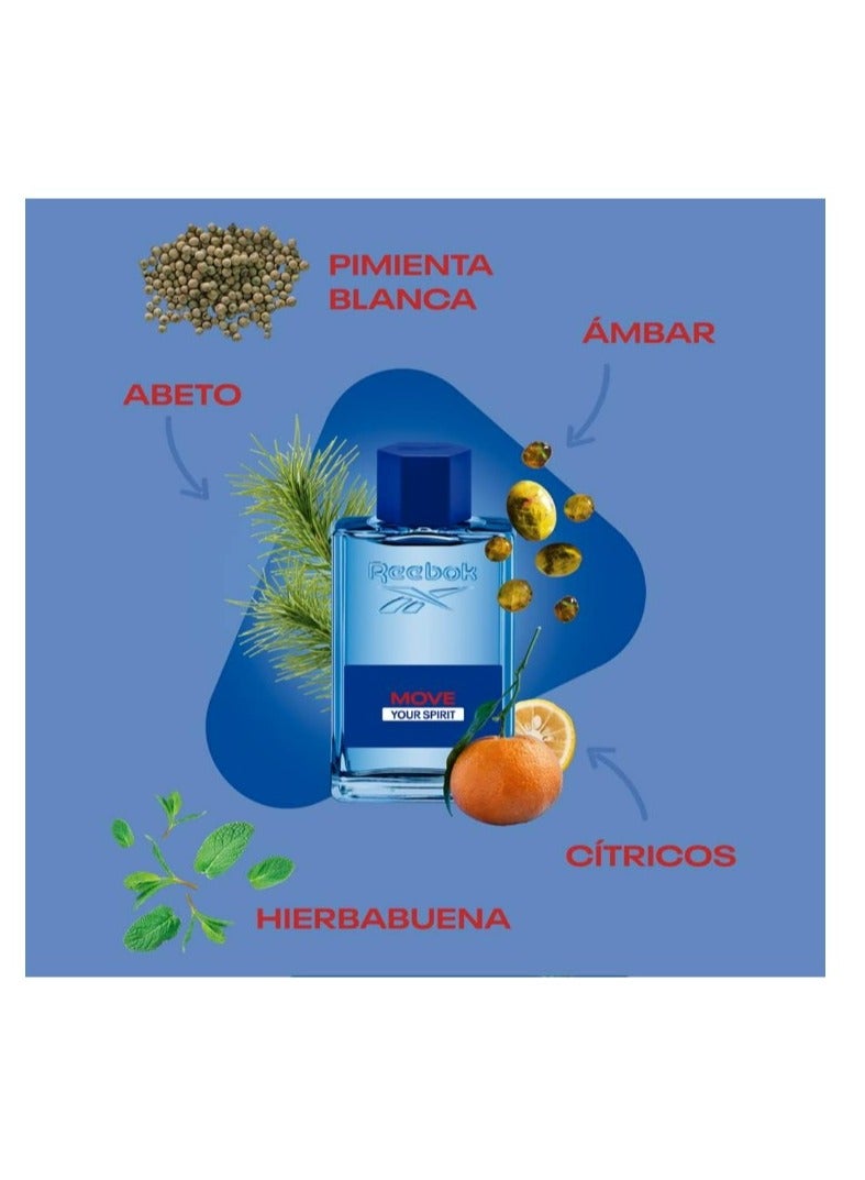 Reebok Move Your Spirit men's perfume eau de toilette 100ml