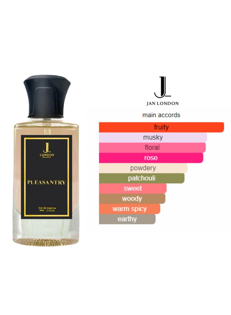 JAN LONDON ESSENTIAL EDP PLEASANTRY Perfume For Men And Women Inspired by MADAWI ARABIAN OUD 50ml
