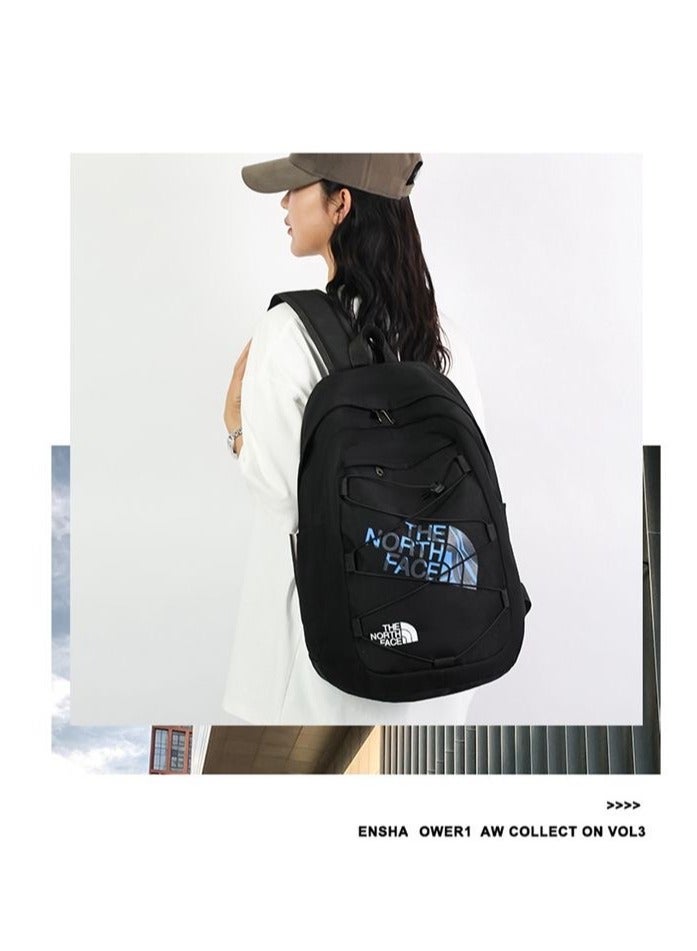 【School season】Classic Colorful School Bag  Computer Compartment Must-Have Back-to-School Travel Bag Laptop Bag for Students