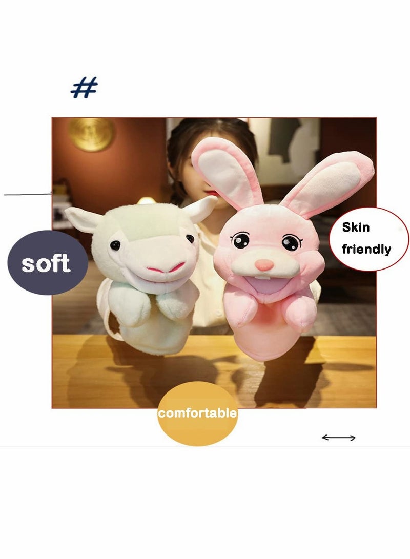 Hand Puppet Plush Toys, Stuffed Animals Soft Lovely Wildlife Toy Doll Funny Developing Intelligence Storytelling Toy Birthday Gifts for Kids Toddler Adults Babies