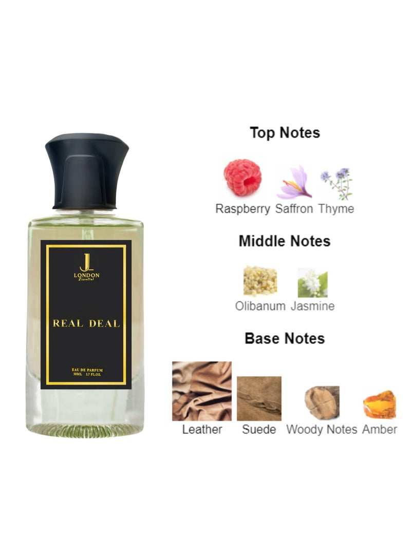 JAN LONDON ESSENTIAL EDP REAL DEAL Perfume For Men And Women Inspired by TUSCAN LEATHER TOM FORD 50ml
