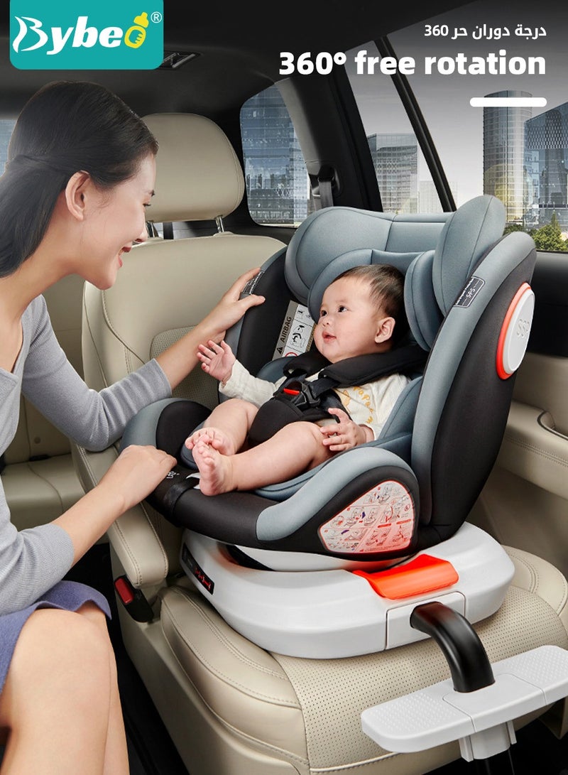 ﻿Baby Safety Car Seat for Infant/Kids with ISOfix Interface and Load Leg, Convertible Toodler Car Seat with 5-Point Safety Harness and 10 Level Adjustable Headrest, Rearward/Forward Facing, Up to 36kg