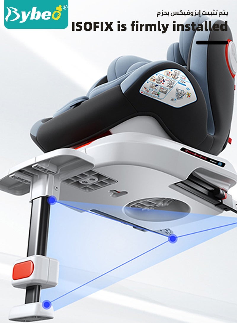 ﻿Baby Safety Car Seat for Infant/Kids with ISOfix Interface and Load Leg, Convertible Toodler Car Seat with 5-Point Safety Harness and 10 Level Adjustable Headrest, Rearward/Forward Facing, Up to 36kg