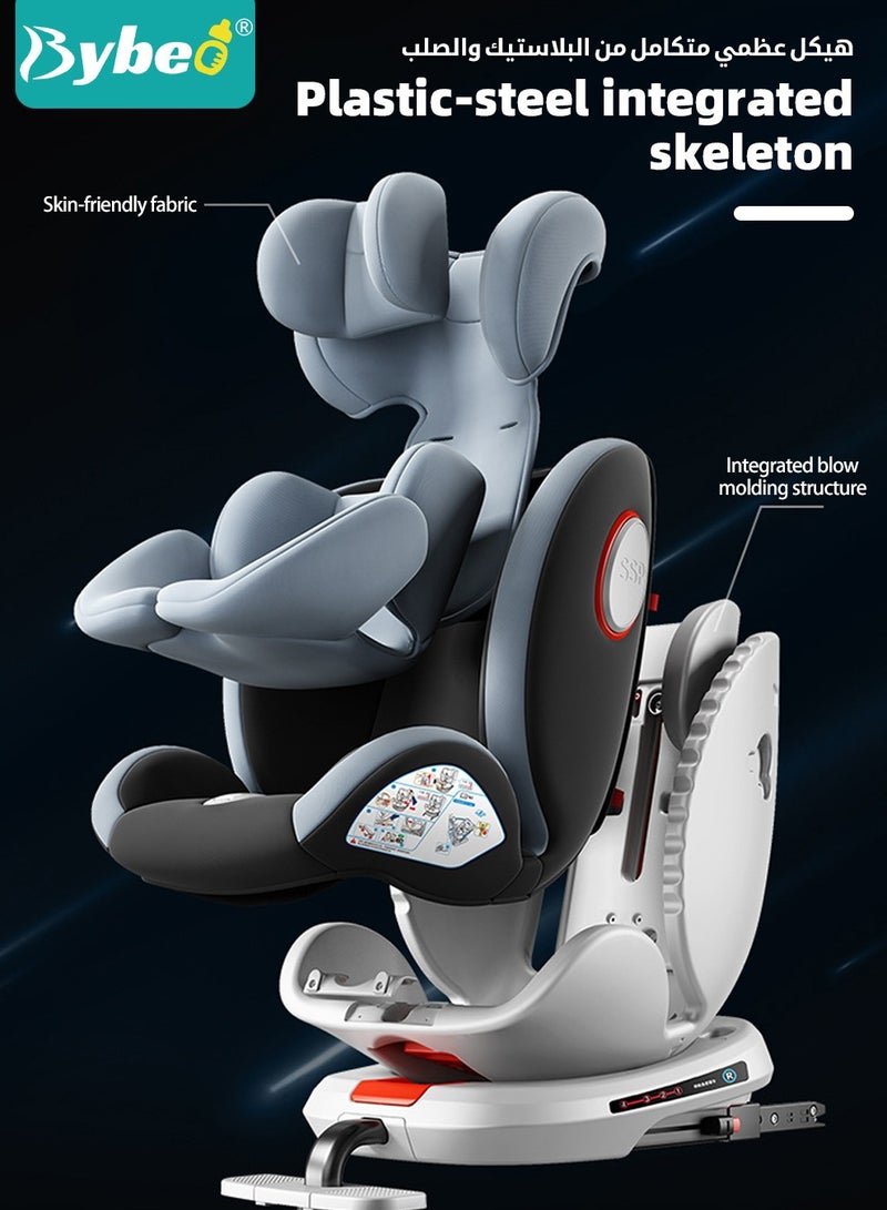 ﻿Baby Safety Car Seat for Infant/Kids with ISOfix Interface and Load Leg, Convertible Toodler Car Seat with 5-Point Safety Harness and 10 Level Adjustable Headrest, Rearward/Forward Facing, Up to 36kg