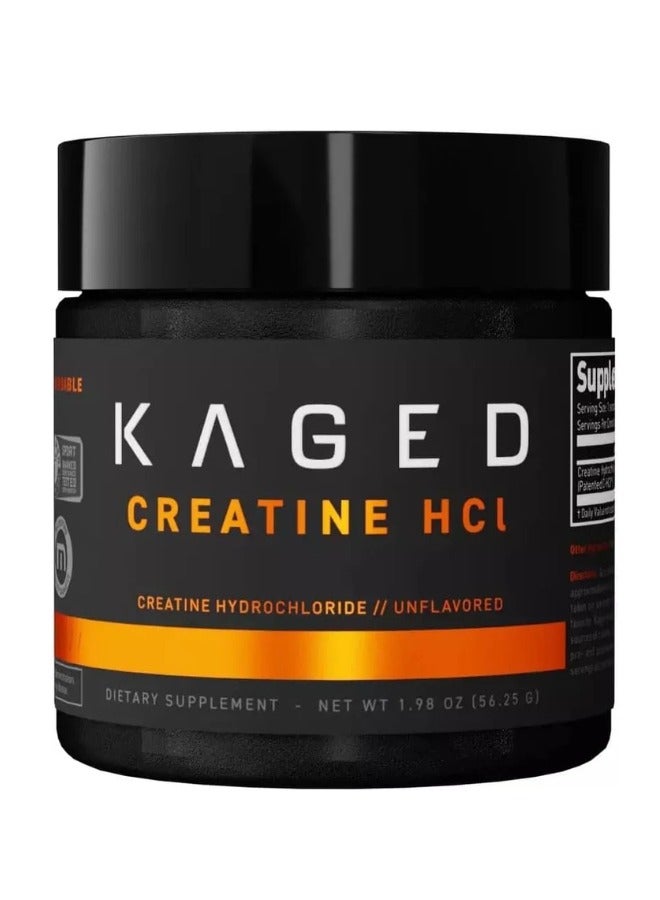 Kaged Creatine HCL, Unflavored,75 Servings